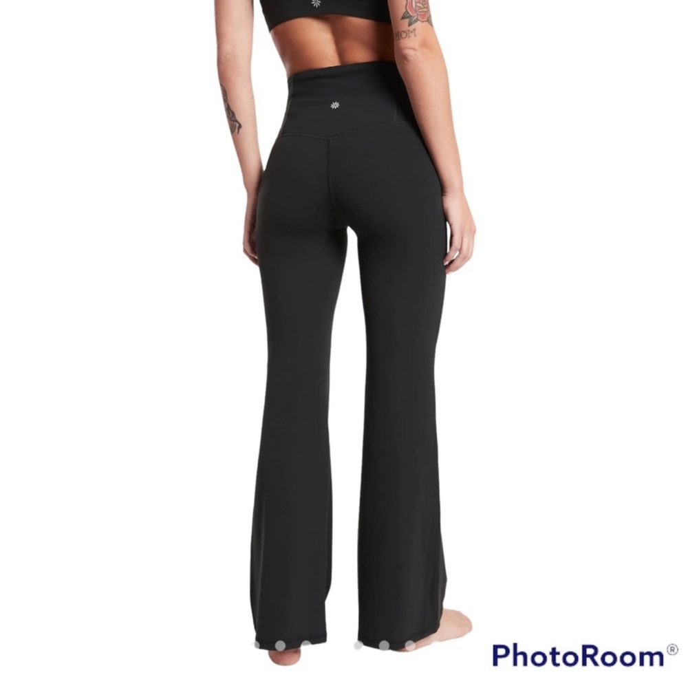 ATHLETA Elation Flare Pant Black Size Small High Waist Yoga Pant